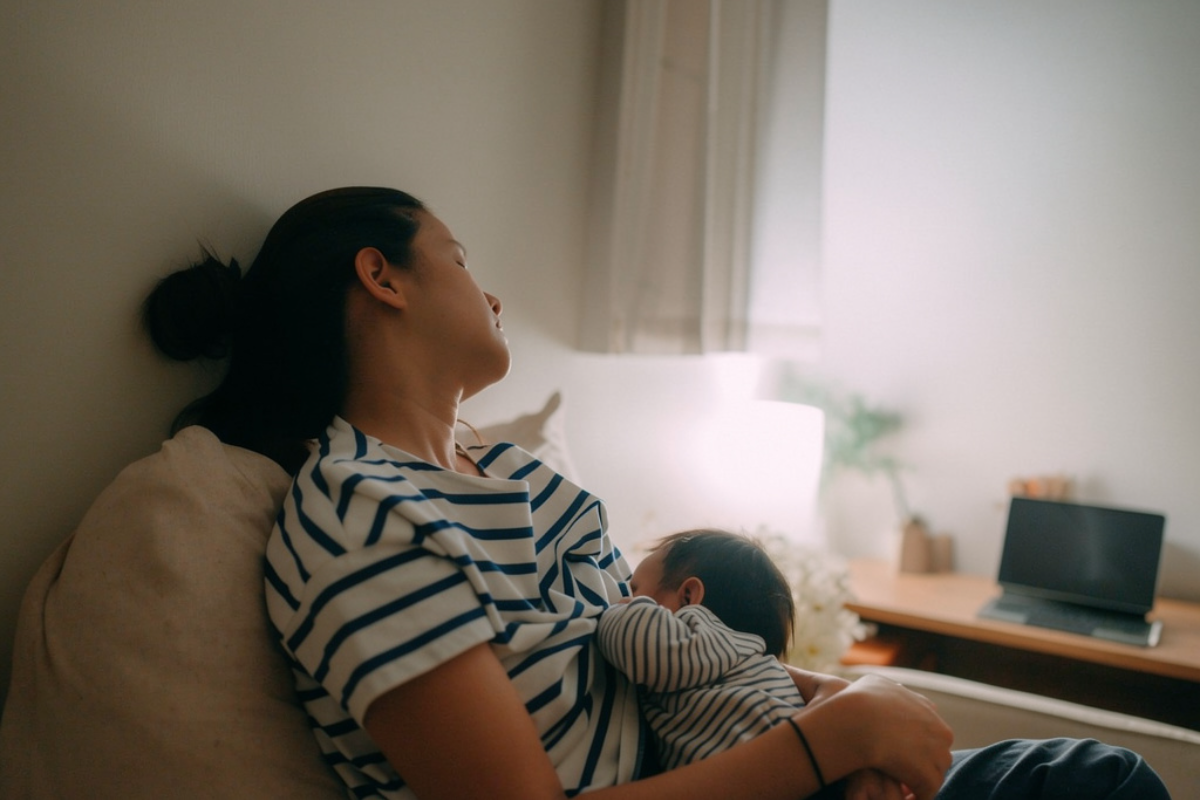 exhaustion-while-breastfeeding